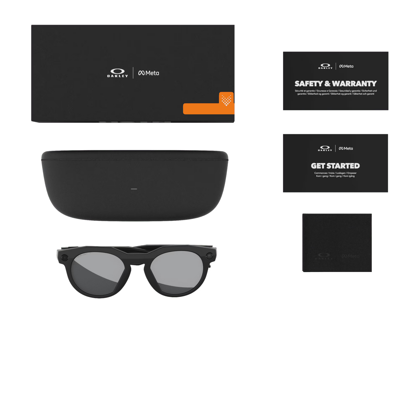 Oakley Meta HSTN 00W8002, prizm black polarized, black