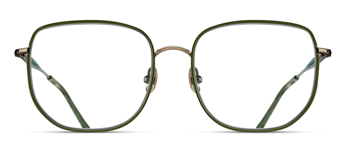 Matsuda M3158 Antique Gold - Bottle Green