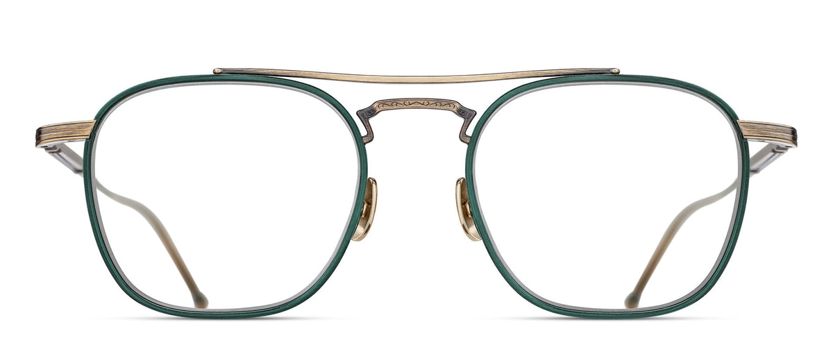 Matsuda M3157 Antique Gold - Bottle Green