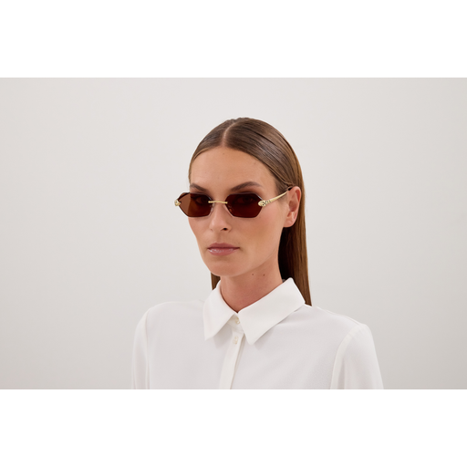 Lunettes de soleil Cartier Exception CT0636S 002 55-18