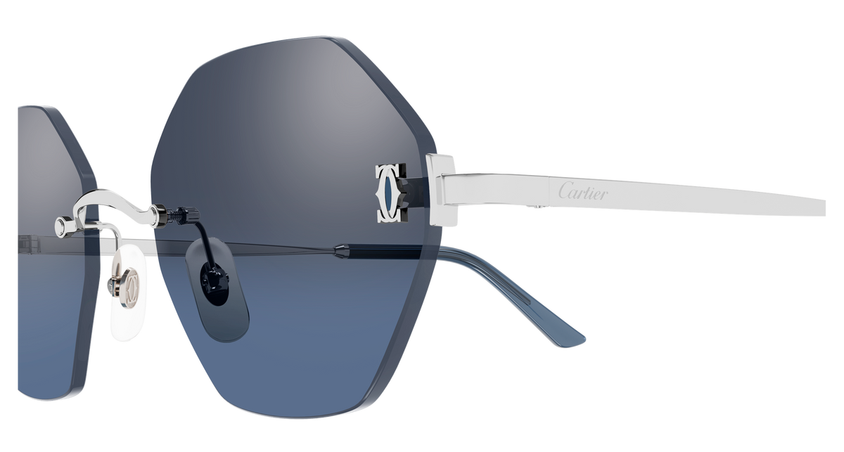 Lunettes de soleil Cartier Core Range CT0671S 002 54-20 vue 3