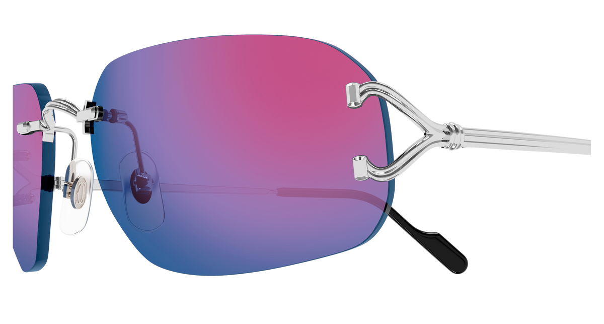 Lunettes de soleil Cartier Core Range CT0663S 004 58-17 vue 3