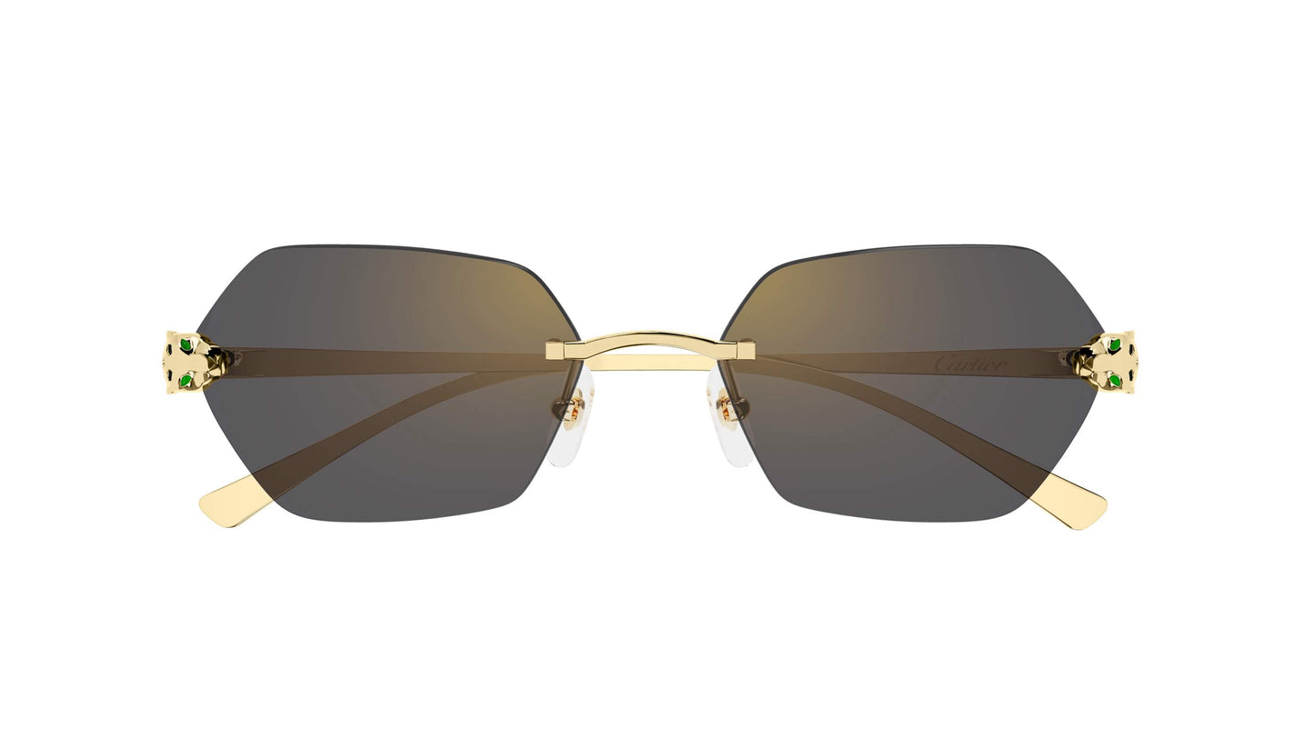Lunettes de soleil Cartier Panthère de cartier CT0636S 001 55-18