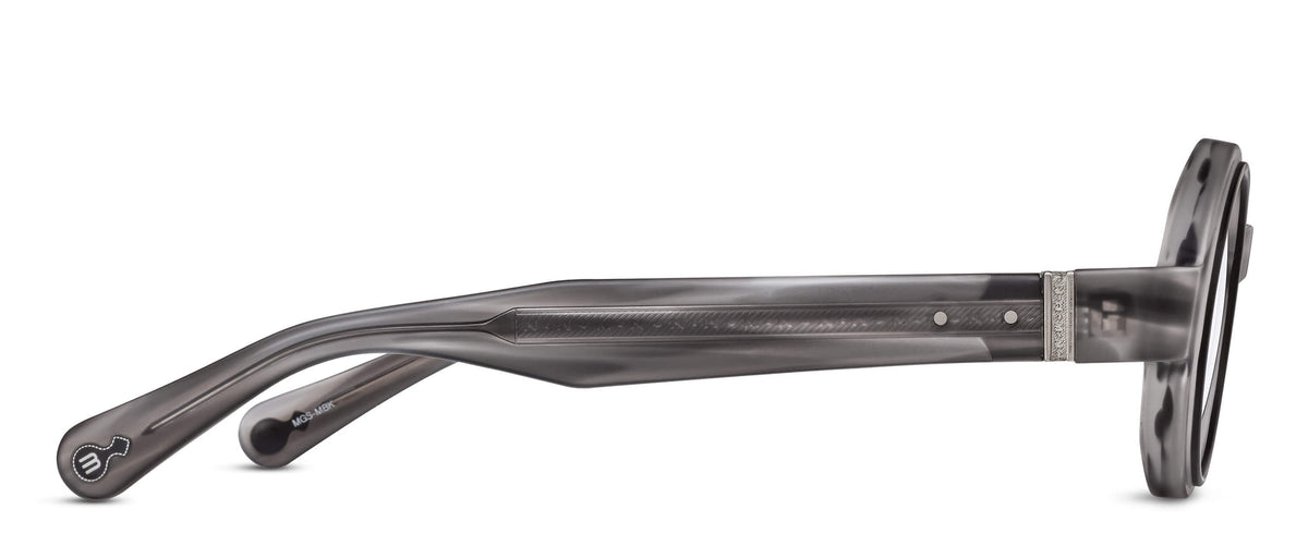 Matsuda M1041 Matte Grey Stone - Matte Black profil