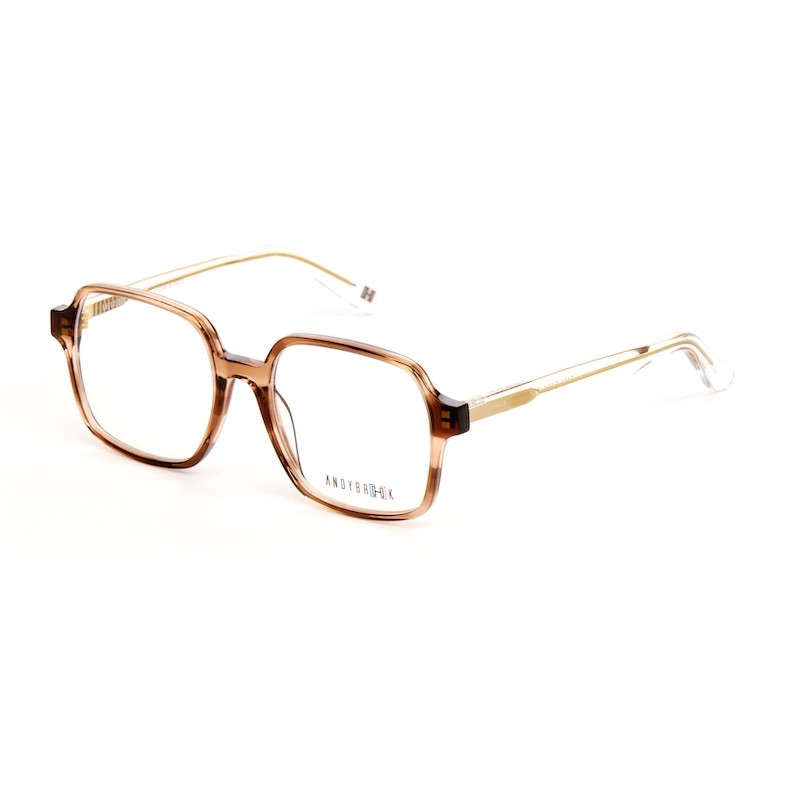 Lunettes de vue Andy Brook Tali C121 Marron translucide profil