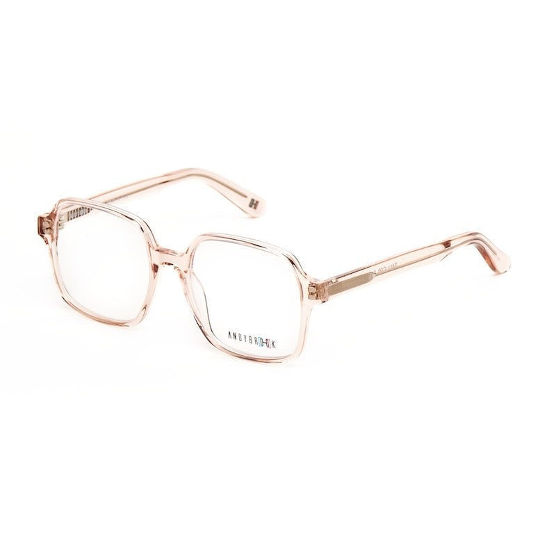 Lunettes de vue Andy Brook Tali C50 Rose translucide profil