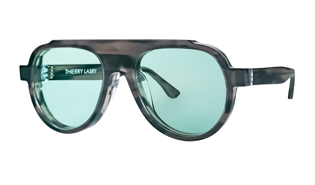 Thierry Lasry CLANDESTY 120 Mint Green détail