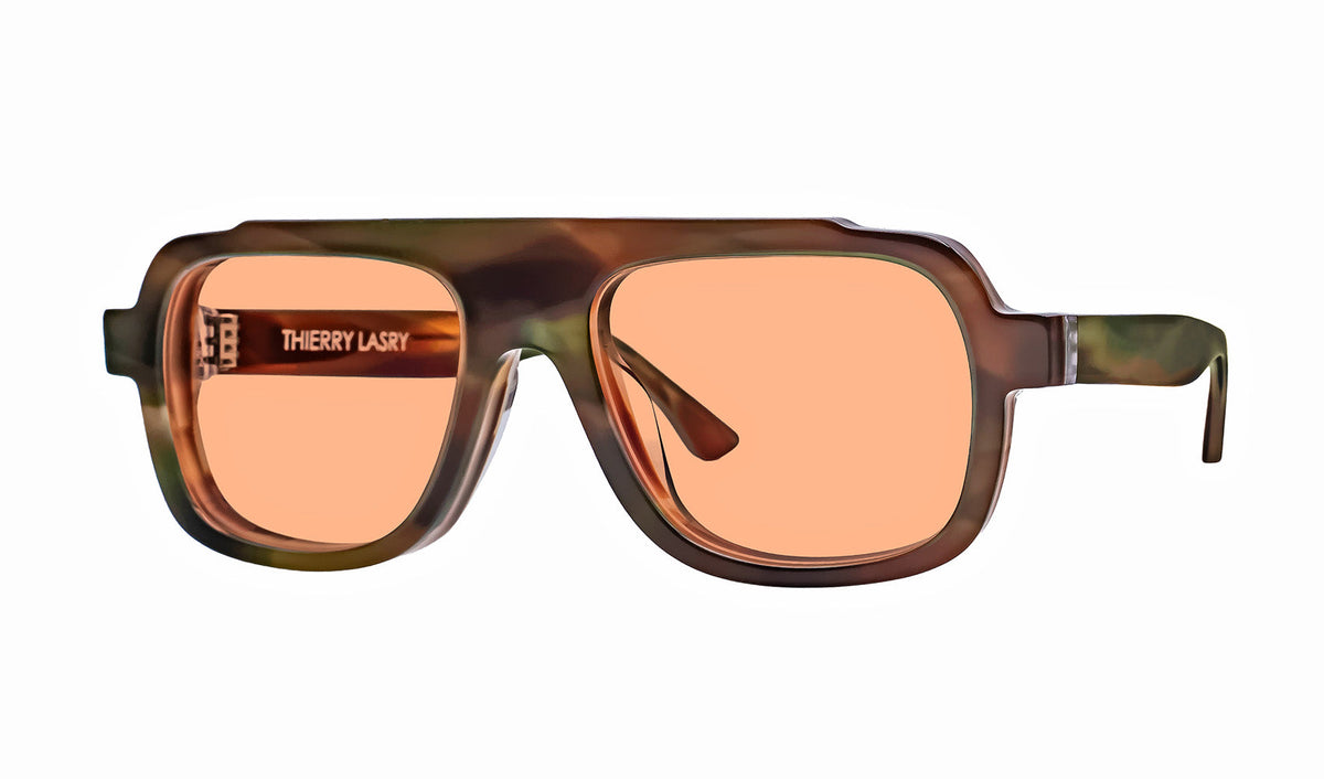 Thierry Lasry NEGATIVY SUN 2661 Orange détail
