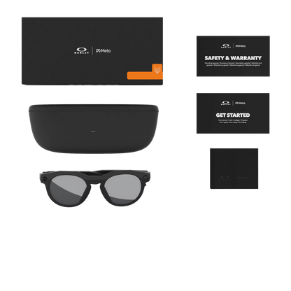 Oakley Meta HSTN 00W8002, prizm black polarized, black