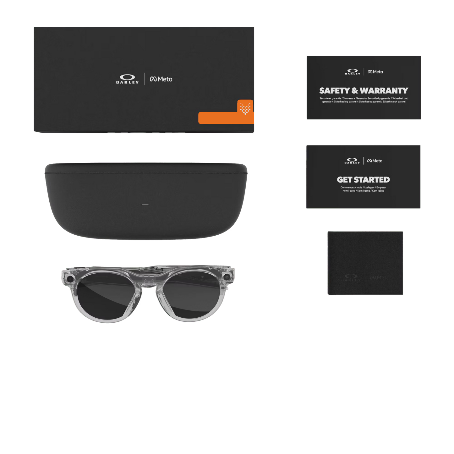 Oakley Meta HSTN 00W8002 grey / Transitions®,  clear