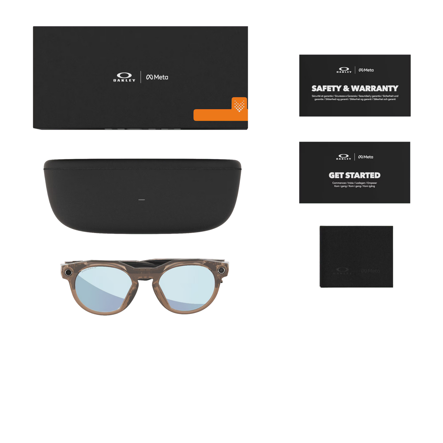Oakley Meta HSTN 00W8002 prizm deep water polarized , brown smoke