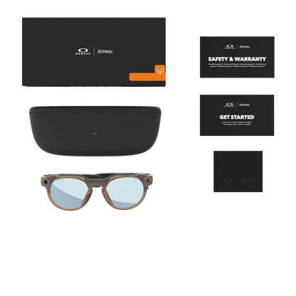 Oakley Meta HSTN 00W8002 prizm deep water polarized , brown smoke