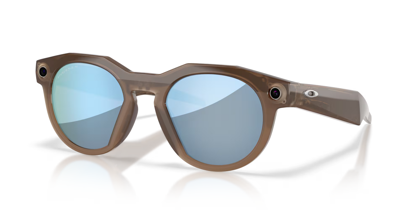 Oakley Meta HSTN 00W8002 prizm deep water polarized , brown smoke