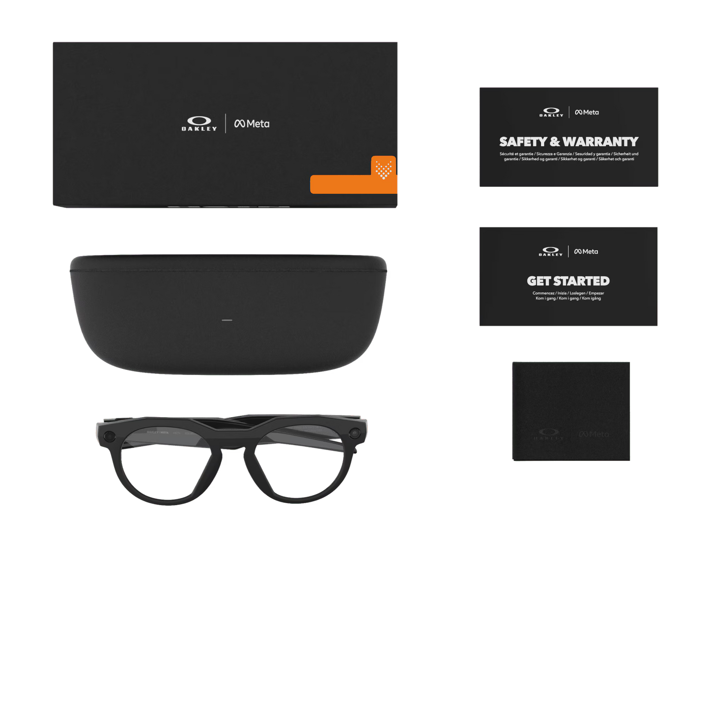 Oakley Meta HSTN 00W8002 BLACK CLEAR