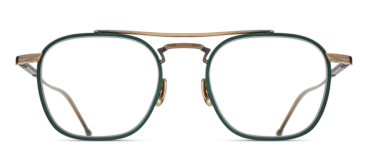 Matsuda M3149 Antique Gold - Bottle Green