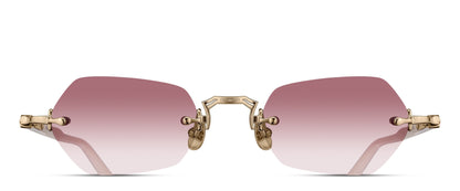 Matsuda M5011 Brushed Gold - Milk White