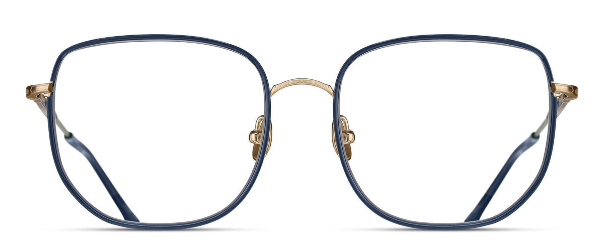 Matsuda M3158 Brushed Gold - Navy