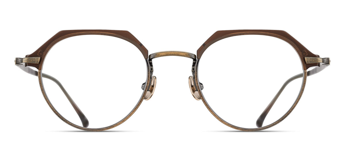 Matsuda M2064 Matte Taupe - Antique Gold