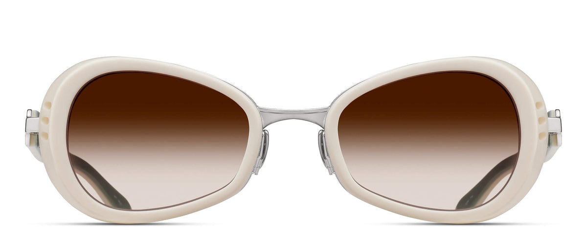 Matsuda 10616H Milk White - Palladium White