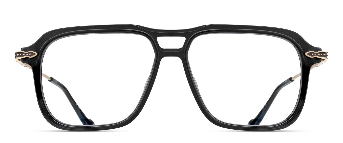 Matsuda M2062 Matte Black - Brushed Gold