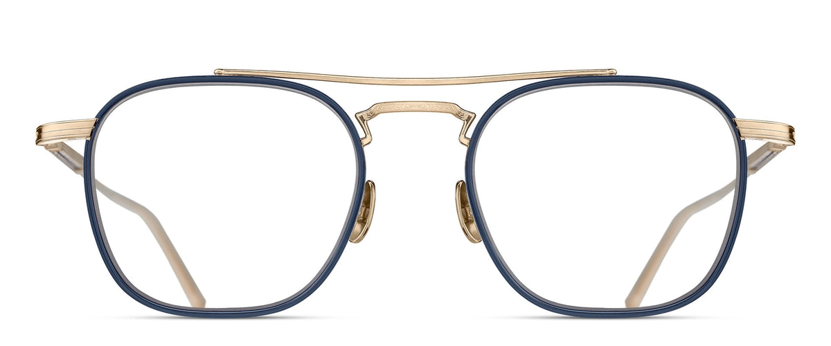 Matsuda M3157 Brushed Gold - Navy
