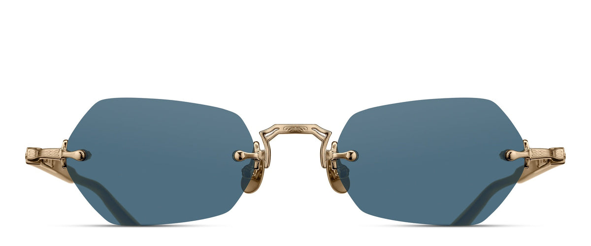 Matsuda M5011 Brushed Gold - Navy