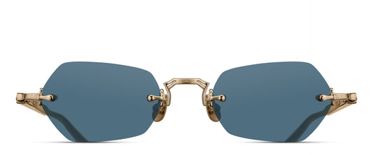 Matsuda M5011 Brushed Gold - Navy