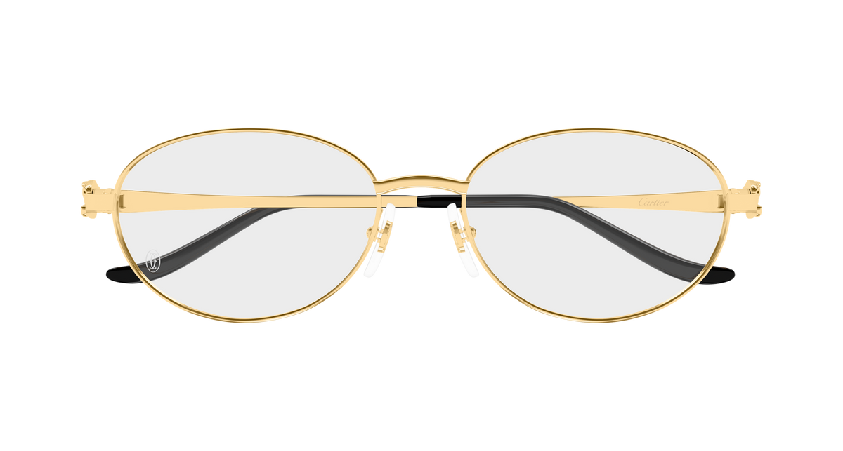 Lunettes de vue Cartier Core Range CT0677O 001 52-17 vue 2