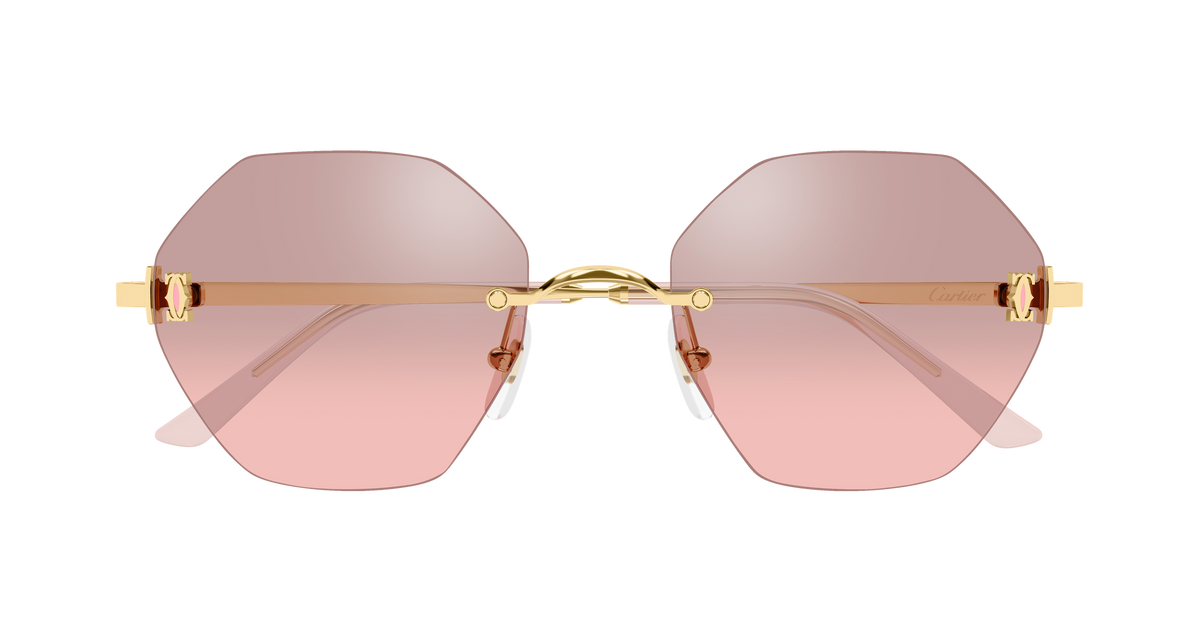 Lunettes de soleil Cartier Core Range CT0671S 004 54-20 vue 2
