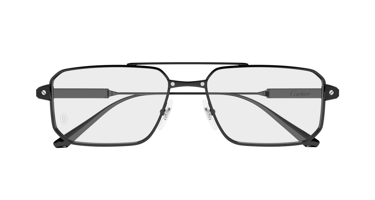 Lunettes de vue Cartier Exception CT0654O 003 57-17 vue 2