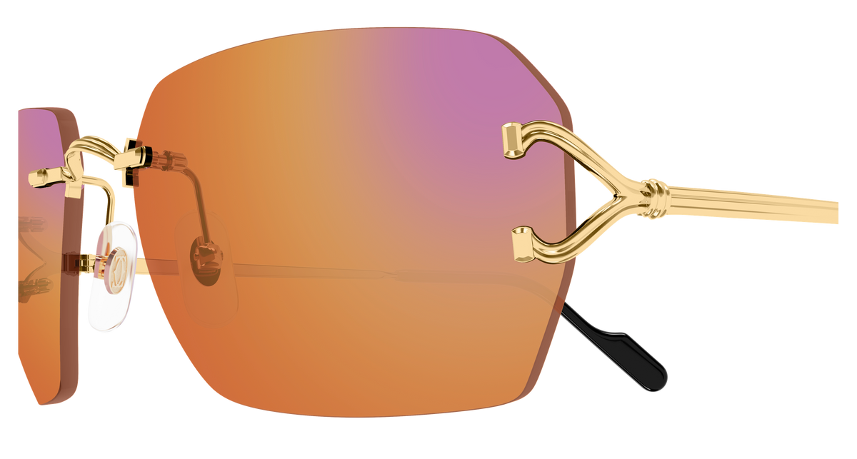 Lunettes de soleil Cartier Core Range CT0664S 004 59-17 vue 3