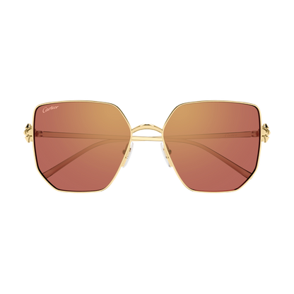 Lunettes de soleil Cartier Exception CT0645S 003 56-17