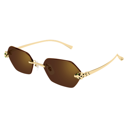 Lunettes de soleil Cartier Exception CT0636S 002 55-18
