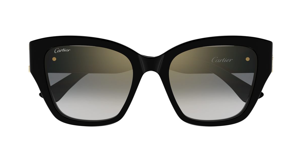 Lunettes de soleil Cartier Contemporary CT0666S 001 53-19 vue 2