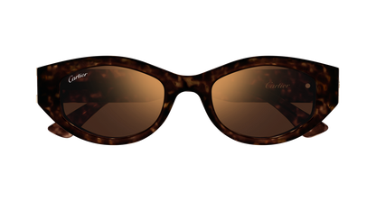 Lunettes de soleil Cartier Contemporary CT0667S 002 51-20 vue 2