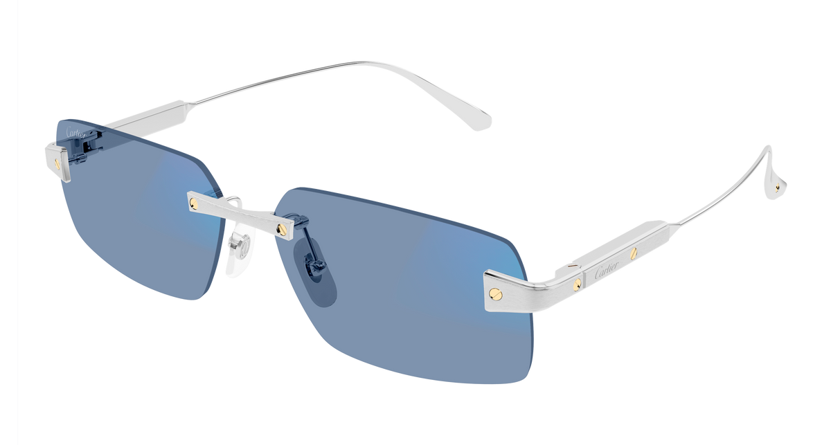 Lunettes de soleil Cartier Exception CT0655S 001 59-15 vue 2