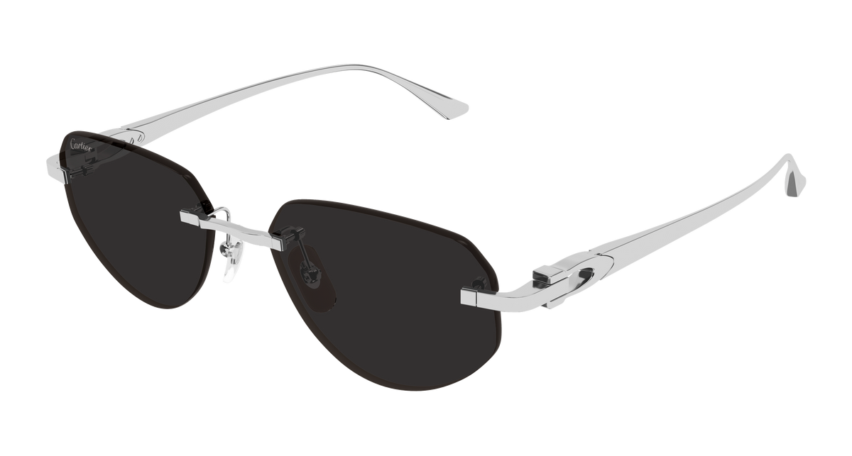 Lunettes de soleil Cartier Exception CT0661S 003 54-17