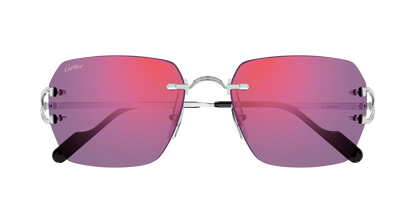 Lunettes de soleil Cartier Core Range CT0664S 003 59-17 vue 2