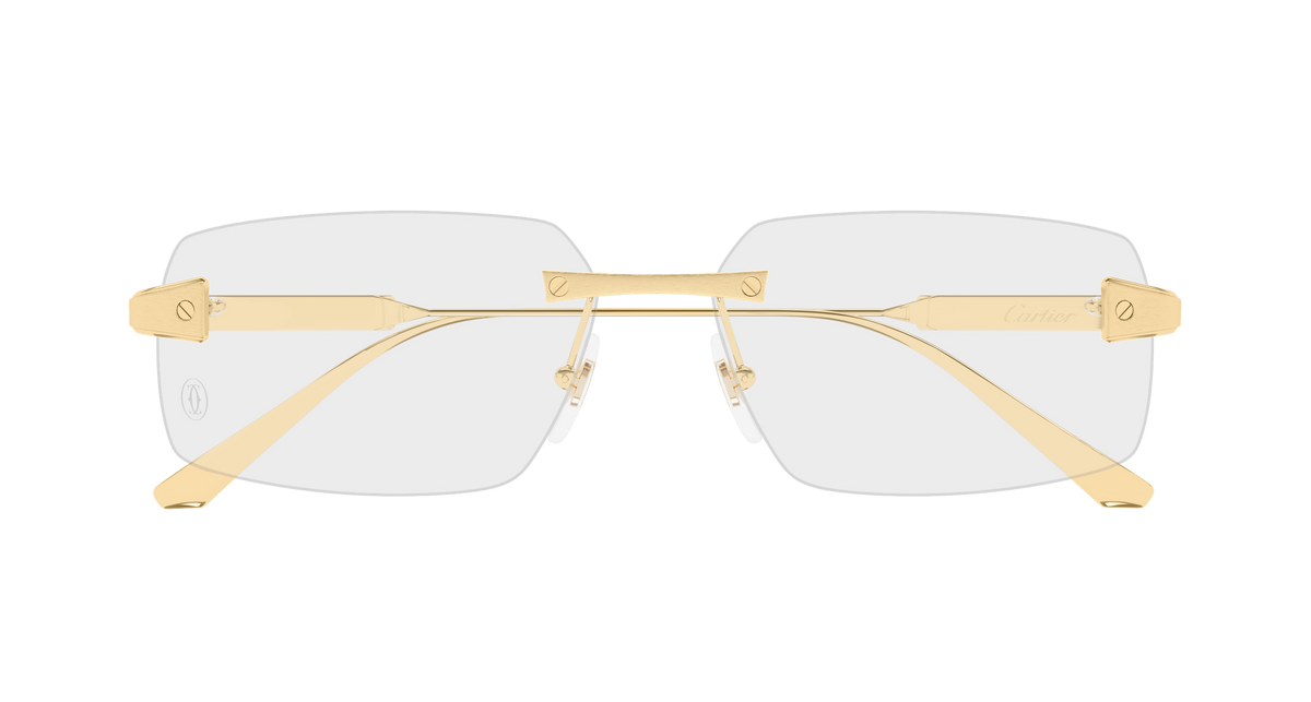 Lunettes de vue Cartier Exception CT0655O 001 59-15 vue 2