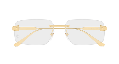 Lunettes de vue Cartier Exception CT0655O 001 59-15 vue 2