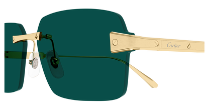 Lunettes de soleil Cartier Exception CT0652S 004 63-15 vue 3