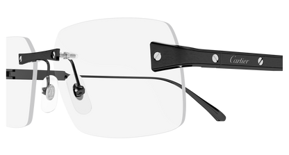 Lunettes de vue Cartier Exception CT0655O 003 59-15 vue 3