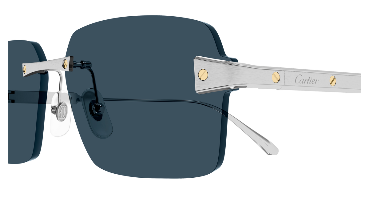 Lunettes de soleil Cartier Exception CT0652S 002 63-15 vue 3