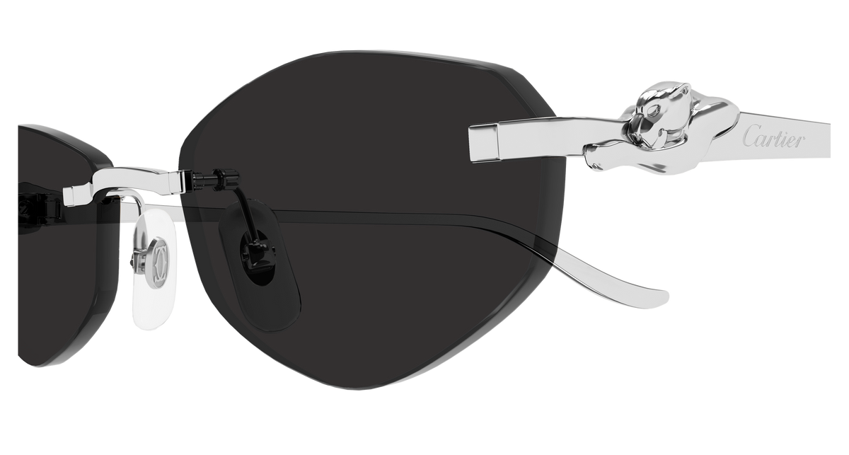 Lunettes de soleil Cartier Core Range CT0675S 002 55-19 vue 3