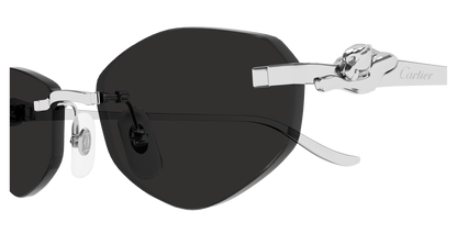 Lunettes de soleil Cartier Core Range CT0675S 002 55-19 vue 3