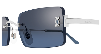 Lunettes de soleil Cartier Core Range CT0672S 006 56-18 vue 3