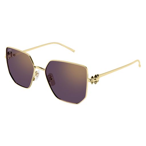 Lunettes de soleil Cartier Exception CT0645S 002 56-17