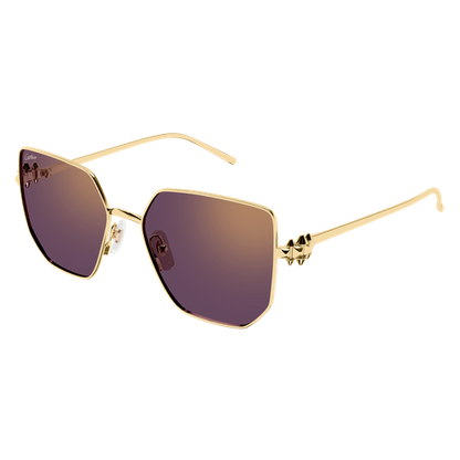 Lunettes de soleil Cartier Exception CT0645S 002 56-17