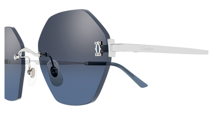 Lunettes de soleil Cartier Core Range CT0671S 002 54-20 vue 3