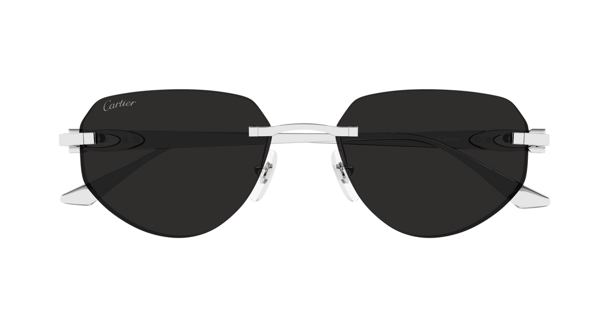 Lunettes de soleil Cartier Exception CT0661S 003 54-17 vue 2